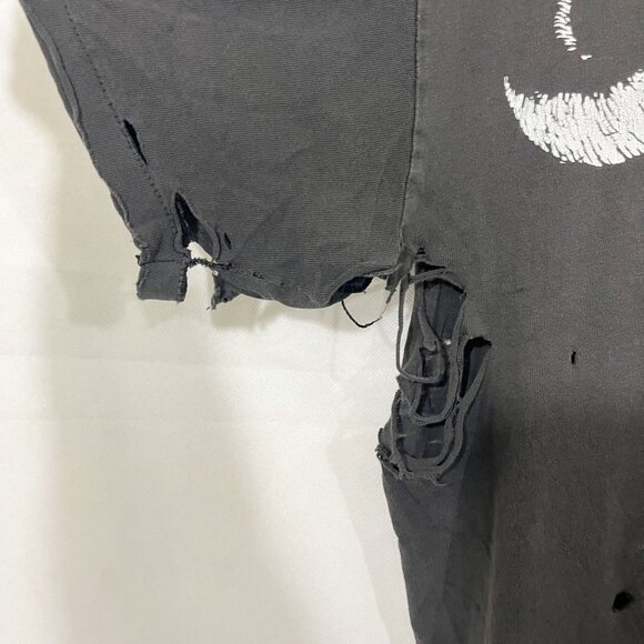 Vintage Danzig 1988 Band Tee Stedman Super Hi-Cru Made in USA Thrashed LARGE - Picture 4 of 11